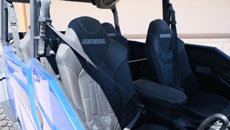 USED 2024 POLARIS GENERAL XP 4 1000 ULTIMATE  BLUE ULTIMATE Image 8