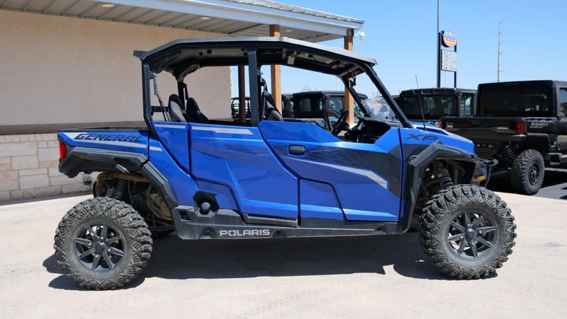 USED 2024 POLARIS GENERAL XP 4 1000 ULTIMATE  BLUE ULTIMATE Image 2