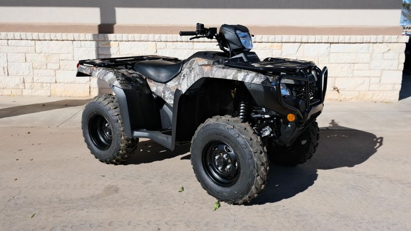 NEW 2026 HONDA FOURTRAX FOREMAN 4X4  in a TRUETIMBER ATERA CAMO exterior color. Family PowerSports (877) 886-1997 familypowersports.com 