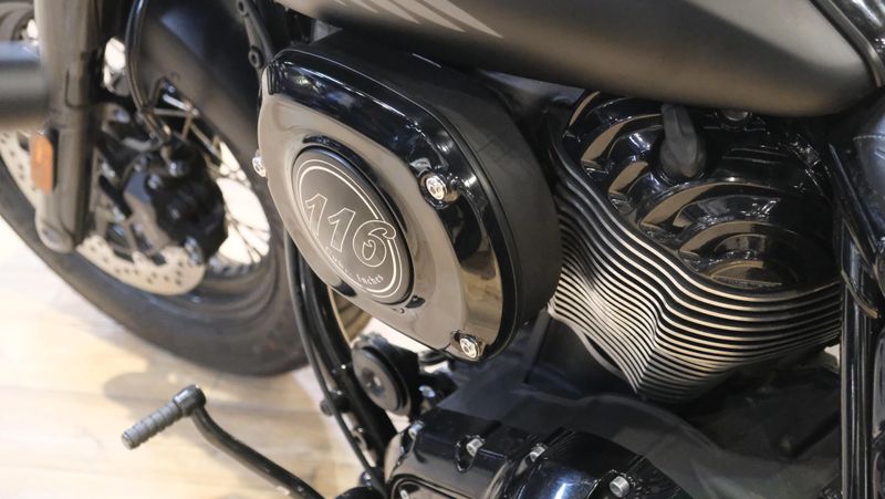 USED 2022 INDIAN MOTORCYCLE CHIEF BOBBER DARK HORSE BLACK SMOKE 49ST DARK HORSE Image 6