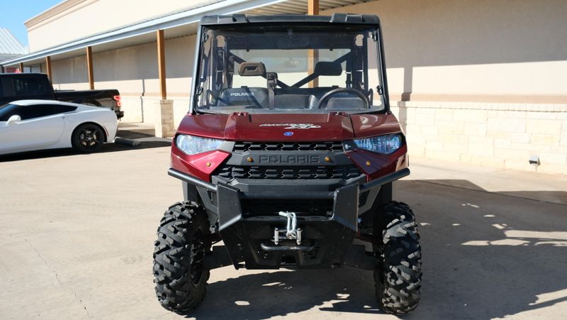 USED 2021 POLARIS RANGER CREW XP 1000 PREMIUM  BURGUNDY METALLIC PREMIUM Image 8