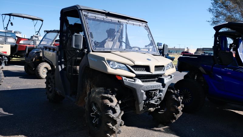 USED 2024 CFMOTO UFORCE 1000 CF1000UZ  in a TAN exterior color. Family PowerSports (877) 886-1997 familypowersports.com