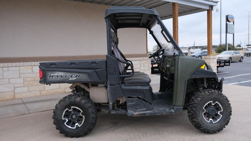 USED 2015 POLARIS RANGER XP 900 EPS SAGE GREEN Image 2