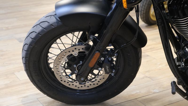 USED 2022 INDIAN MOTORCYCLE CHIEF BOBBER DARK HORSE BLACK SMOKE 49ST DARK HORSE Image 13