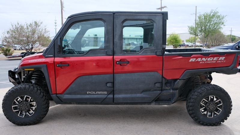 USED 2024 POLARIS RANGER CREW XD 1500 NORTHSTAR EDITION ULTIMATE SUNSET RED Image 6