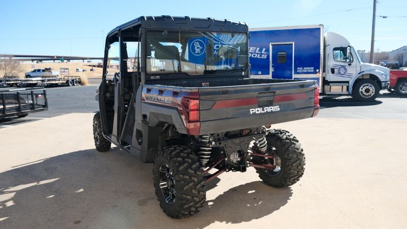 USED 2021 POLARIS RANGER CREW XP 1000 PREMIUM  BURGUNDY METALLIC PREMIUM Image 5
