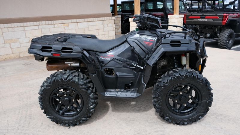 USED 2025 POLARIS SPORTSMAN 570  TRAIL  ONYX BLACK TRAIL Image 2