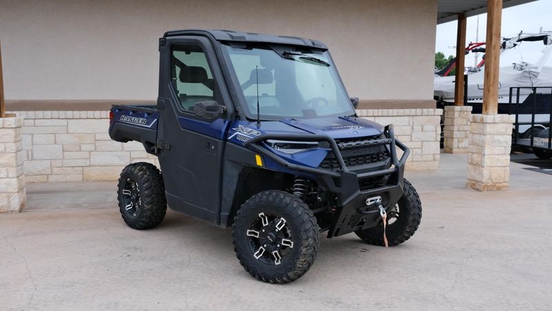 USED 2021 POLARIS RANGER XP 1000 NS PREMIUM - MATTE NAVY BLUE PREMIUM Image 1