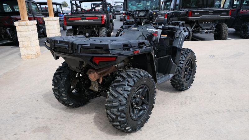 USED 2025 POLARIS SPORTSMAN 570  TRAIL  ONYX BLACK TRAIL Image 3