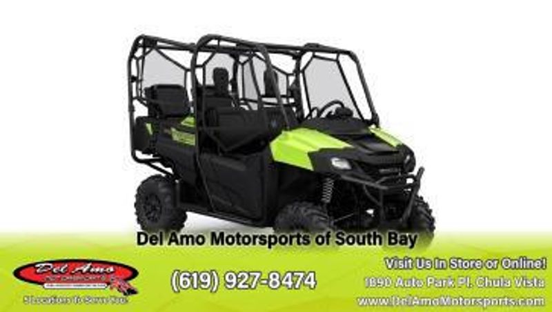 2024 Honda SXS700M4DLR  in a KRYPTON GREEN exterior color. Del Amo Motorsports of South Bay (619) 547-1937 delamomotorsports.com 