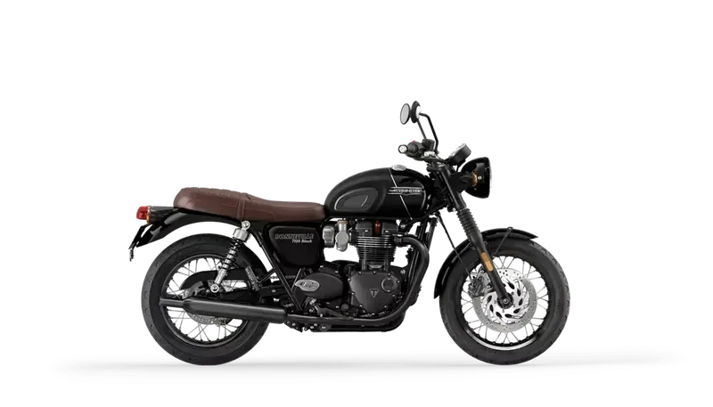 2024 Triumph BONNEVILLE T120 in a JET BLACK/ OPAL WHITE exterior color. Cross Country Powersports 732-491-2900 crosscountrypowersports.com 