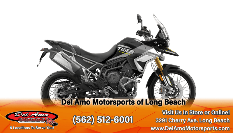 2024 Triumph TIGER 900 RALLY ARAGON EDITION  in a MATTE PHANTOM BLACK/MATTE GRAPHITE exterior color. Del Amo Motorsports of Long Beach (562) 362-3160 delamomotorsports.com 