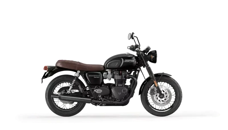 2024 Triumph BONNEVILLE T120 in a JET BLACK/ OPAL WHITE exterior color. Cross Country Powersports 732-491-2900 crosscountrypowersports.com 