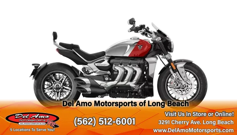 2023 Triumph ROCKET 3 GT  in a SAPPHIRE BLACK exterior color. Del Amo Motorsports of Long Beach (562) 362-3160 delamomotorsports.com 