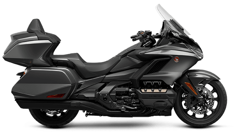 2024 Honda GOLDWING TOUR in a GRAY METALLIC / BLACK exterior color. Cross Country Powersports 732-491-2900 crosscountrypowersports.com 