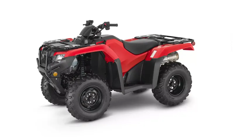 2023 Honda FourTrax Rancher in a Red exterior color. Greater Boston Motorsports 781-583-1799 pixelmotiondemo.com 