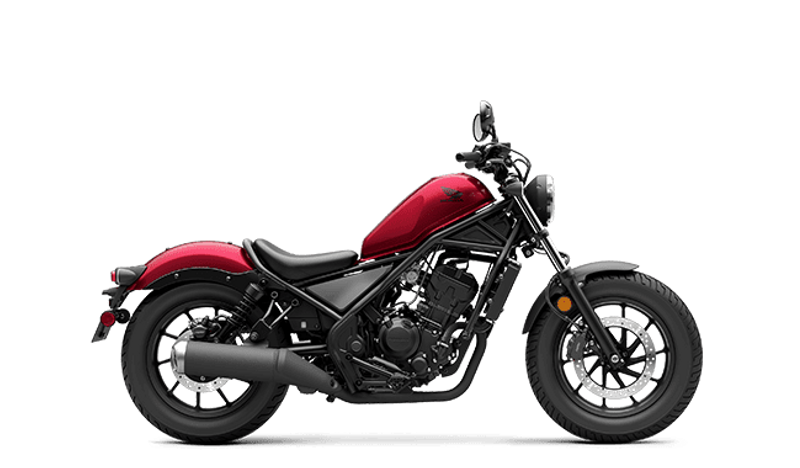 2023 Honda Rebel 300 in a Candy Diesel Red exterior color. Greater Boston Motorsports 781-583-1799 pixelmotiondemo.com 