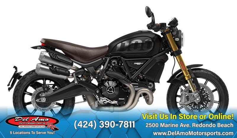 2023 Ducati SCRAMBLER 1100 SPORT PRO  in a DARK STEALTH exterior color. Del Amo Motorsports of Redondo Beach (424) 304-1660 delamomotorsports.com 