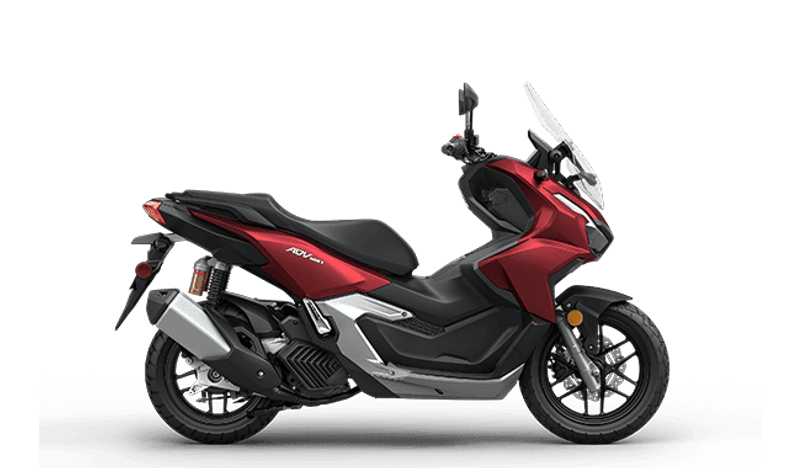 2024 Honda ADV 160 in a RED METALLIC exterior color. Cross Country Powersports 732-491-2900 crosscountrypowersports.com 