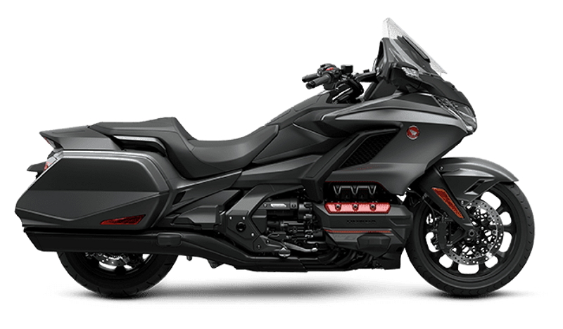 2023 Honda Gold Wing in a Matte Gray exterior color. Greater Boston Motorsports 781-583-1799 pixelmotiondemo.com 