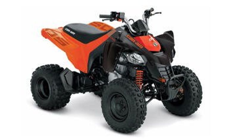 2024 Can-Am DS 250 in a BLACK & CAN AM RED exterior color. Cross Country Powersports 732-491-2900 crosscountrypowersports.com 