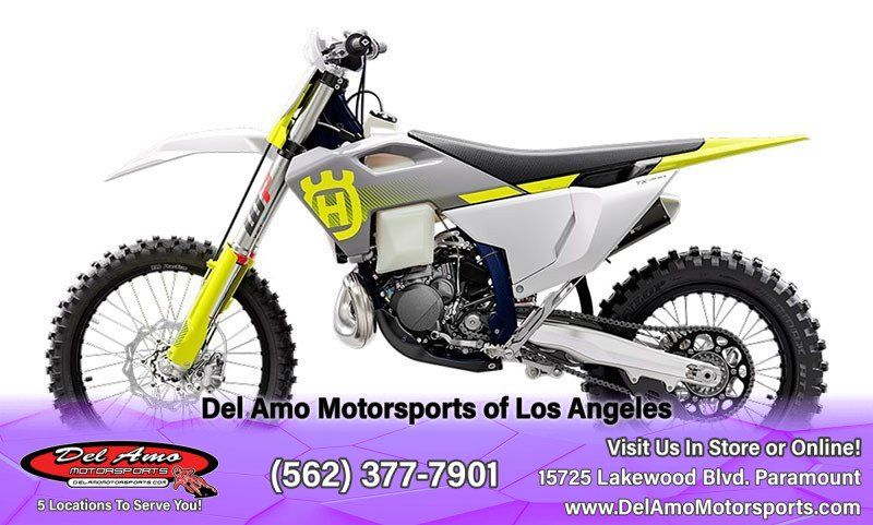 2024 HUSQVARNA TX 300  in a WHITE exterior color. Del Amo Motorsports of Los Angeles (562) 262-9181 delamomotorsports.com 