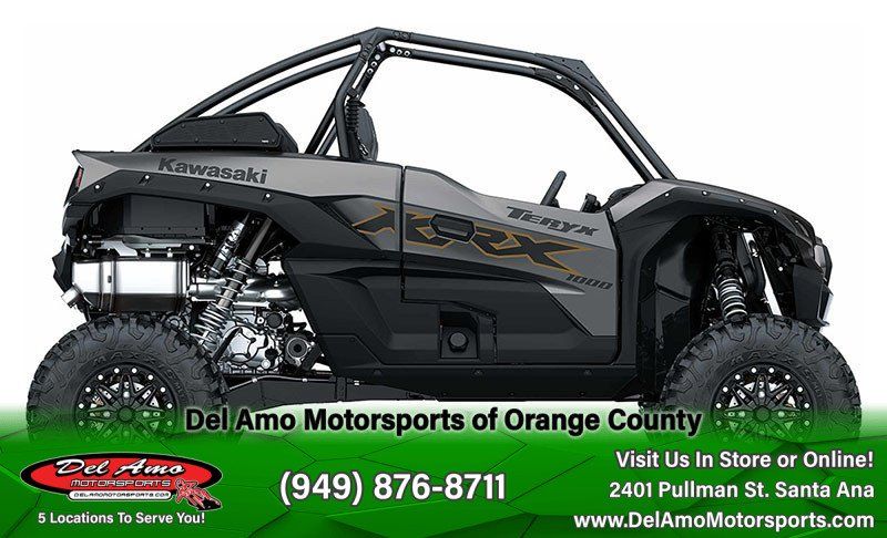 2023 Kawasaki KRF1000CPFNL  in a METALLIC FLAT RAW GRAYSTONE exterior color. Del Amo Motorsports of Orange County (949) 416-2102 delamomotorsports.com 