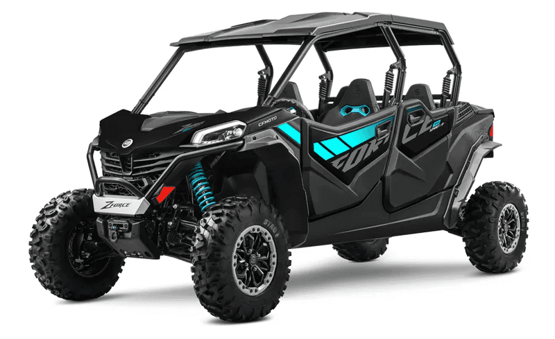NEW 2026 CFMOTO ZFORCE 950 SPORT4  in a NEBULA BLACK exterior color. Family PowerSports (877) 886-1997 familypowersports.com