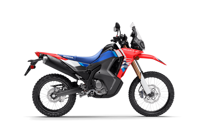 NEW 2025 HONDA CRF300L RALLY ABS RED Image 1