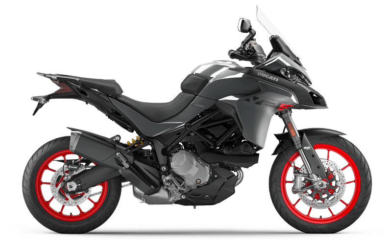 2023 Ducati MULTISTRADA V2 S in a STREET GREY exterior color. Cross Country Cycle 201-288-0900 crosscountrycycle.net 