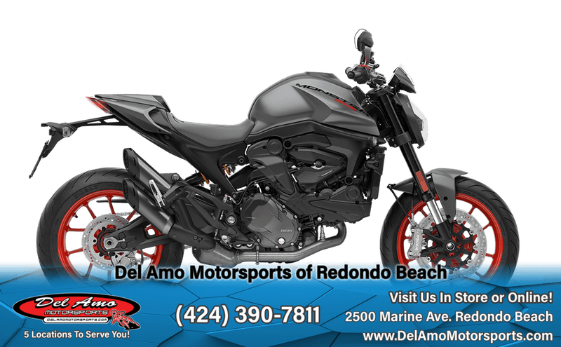 2023 Ducati MONSTER PLUS  in a AVIATOR GREY exterior color. Del Amo Motorsports of Redondo Beach (424) 304-1660 delamomotorsports.com 