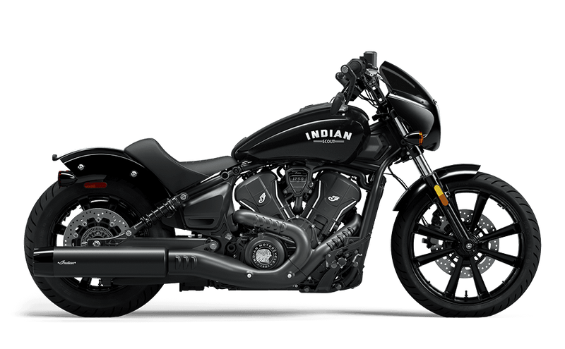 New 2025 Indian Motorcycles Indian Sport Scout Black Metallic 2025 