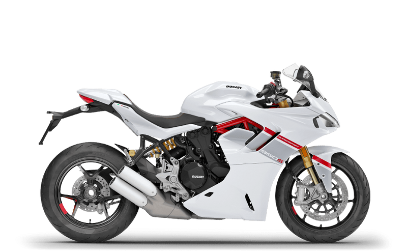 2024 Ducati SUPERSPORT S in a ICEBERG WHITE exterior color. Cross Country Cycle 201-288-0900 crosscountrycycle.net 