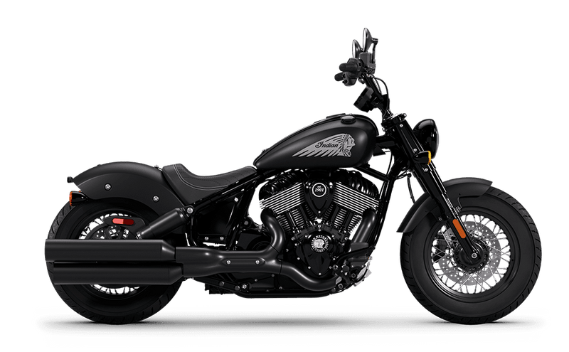 2025 Indian Motorcycle CHIEF BOBBER DARK HORSE BLACK SMOKE Image 1