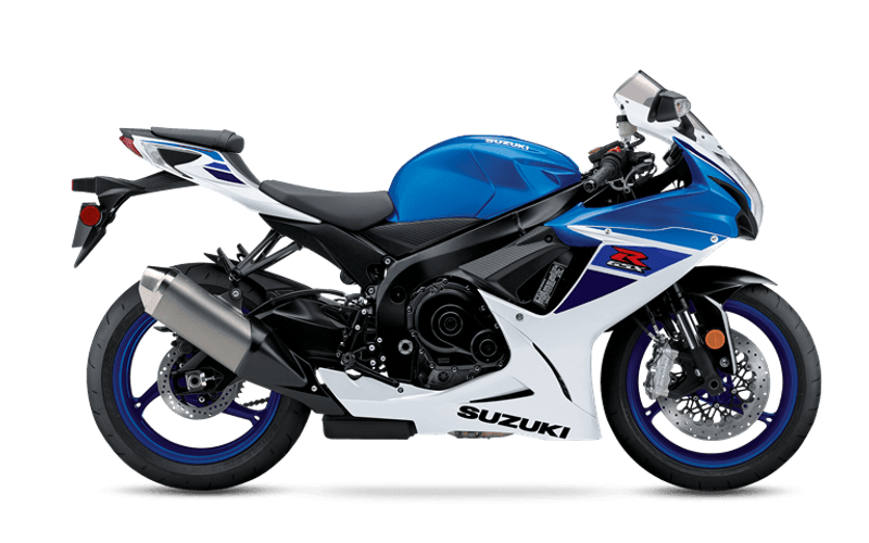 2024 Suzuki GSXR 600 in a BLUE/WHITE exterior color. Cross Country Powersports 732-491-2900 crosscountrypowersports.com 