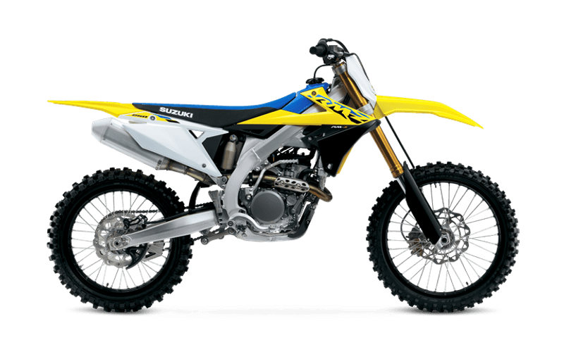 2024 Suzuki RM-Z in a Yellow exterior color. Greater Boston Motorsports 781-583-1799 pixelmotiondemo.com 