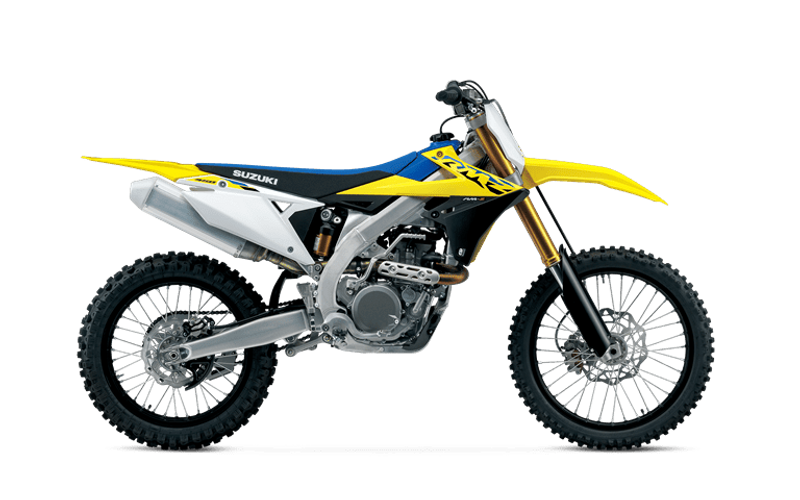 2024 Suzuki RM-Z in a Yellow exterior color. Greater Boston Motorsports 781-583-1799 pixelmotiondemo.com 