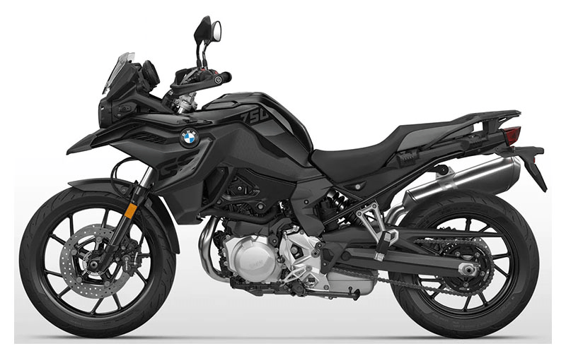 2022 BMW F 750 GS in a Triple Black exterior color. San Jose BMW Motorcycles 555-555-5555 sjbmw.com 