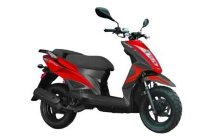 2023 KYMCO Super 8 in a Red exterior color. New England Powersports 978 338-8990 pixelmotiondemo.com 