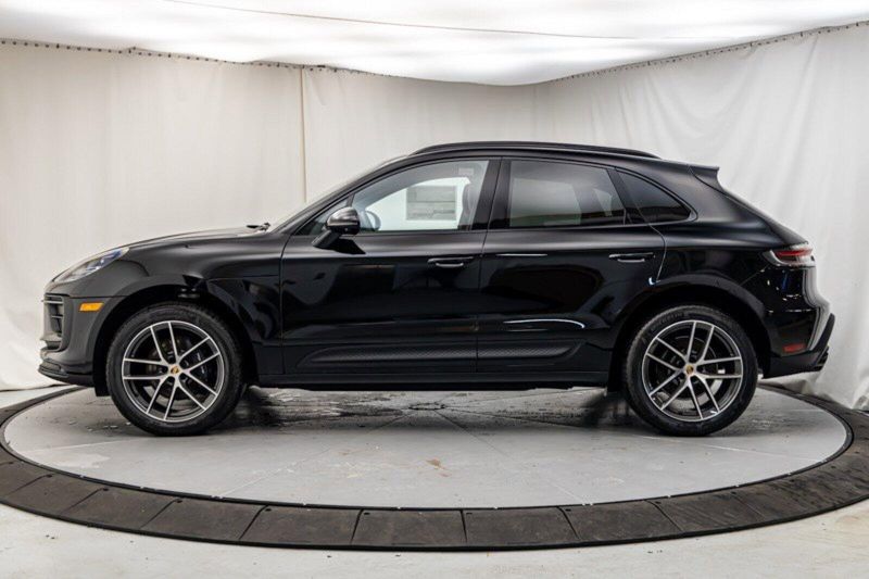 2024 Porsche Macan  in a Black exterior color and Black/Bordeaux Redinterior. Lotus Manhattan 347-395-5714 lotusmanhattan.com 