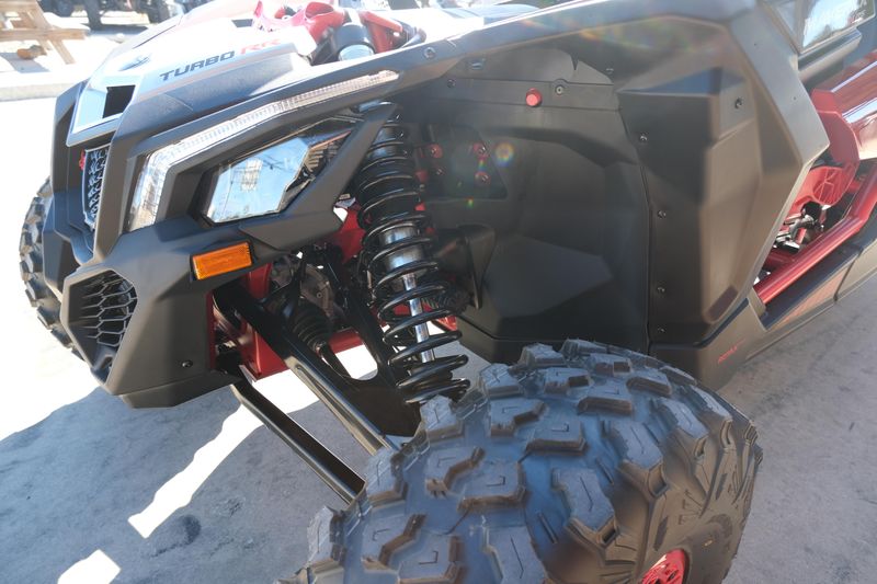 2025 Can-Am MAVERICK X3 MAX X RS TURBO RR WITH SMARTSHOX FIERY RED AND HYPER SILVERImage 6