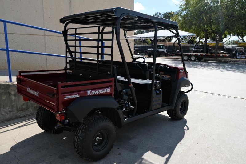 NEW 2026 KAWASAKI MULE 4010 TRANS4X4  in a DARK ROYAL RED exterior color. Family PowerSports (877) 886-1997 familypowersports.com 