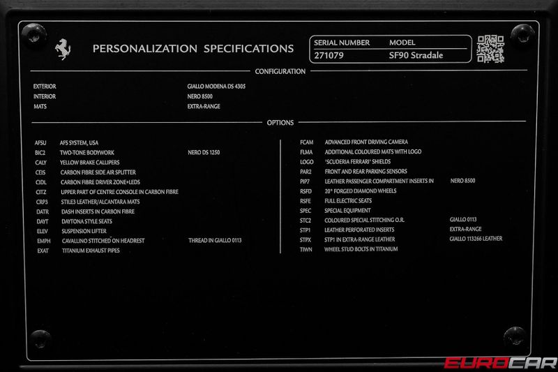 2022 Ferrari SF90 Stradale *CARBON FIBER INTERIOR * FRONT PPF*Image 13