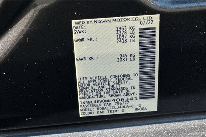 2022 Nissan Altima 2.5 SLImage 26