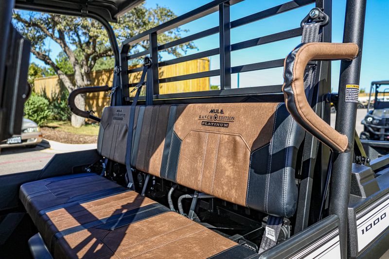 2025 KAWASAKI MULE PROFXT 1000 PLATINUM RANCH EDITION  METALLIC STARDUST WHITE in a METALLIC STARDUST WHITE exterior color. Family PowerSports (877) 886-1997 familypowersports.com 