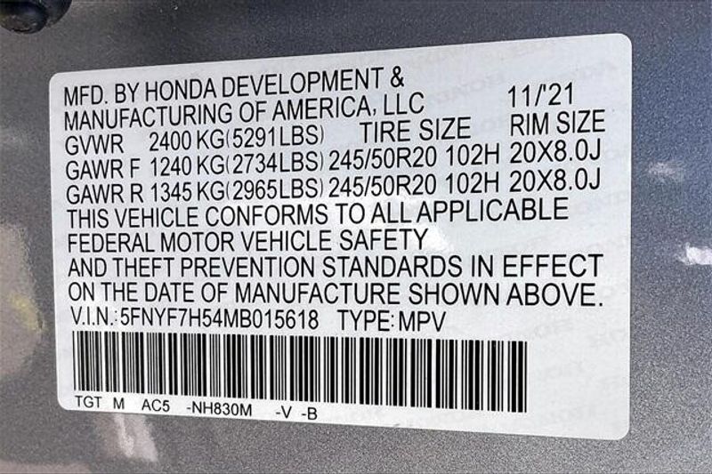 2021 Honda Passport EX-LImage 32