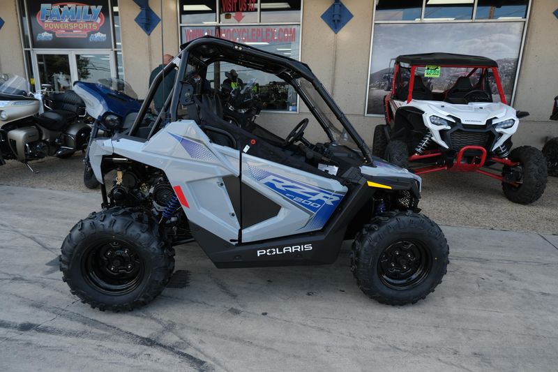 2025 Polaris RZR 200 EFI STORM GRAY AND BLUEImage 11