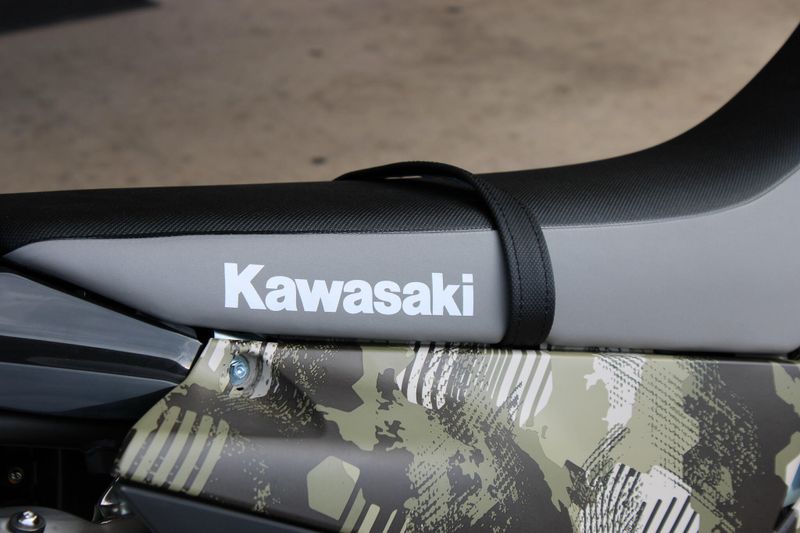 New 2026 Kawasaki KLX300 CYPHER CAMO BEIGE AND EBONY Image 12