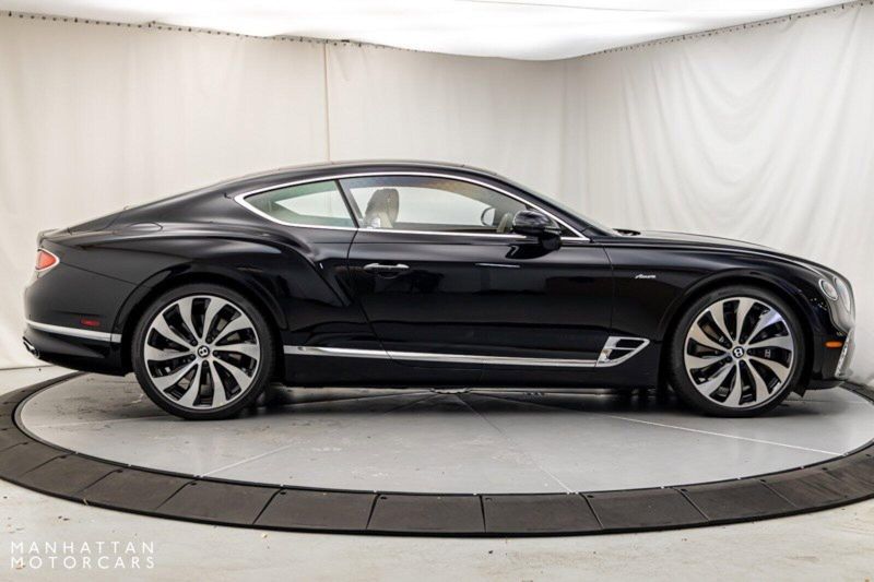 2024 Bentley Continental GT Azure V8 in a Onyx Metallic exterior color and Linen & Belugainterior. Lotus Manhattan 347-395-5714 lotusmanhattan.com 