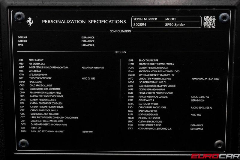 Used 2024 Ferrari SF90 Spider *ATELIER SPEC * HUGE CARBON FIBER OPTIONS*Image 14
